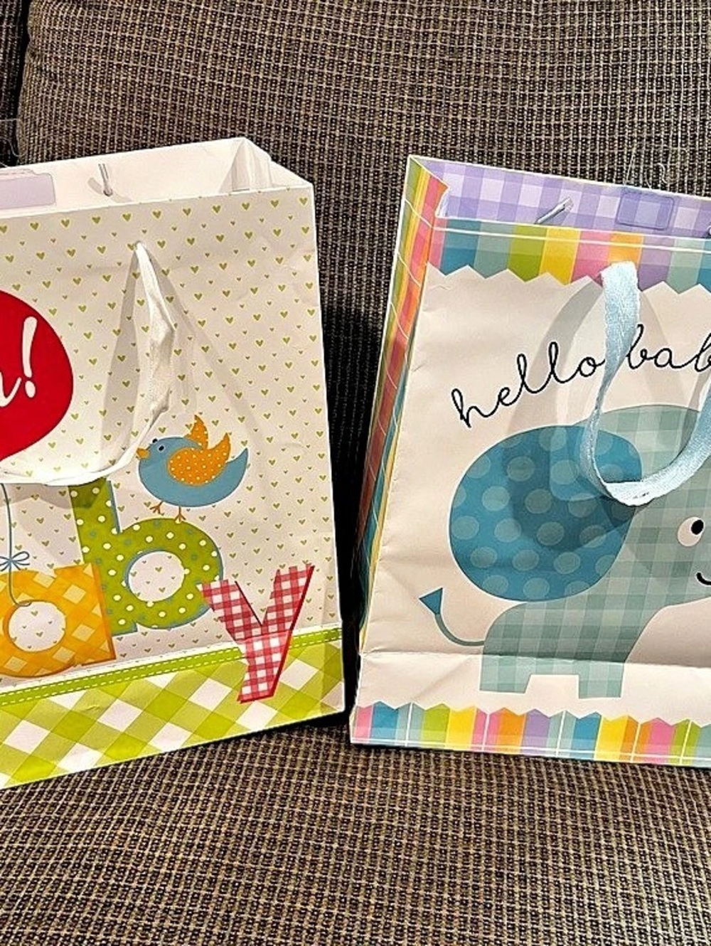 VOILA Baby Gift Bags Assortment White & Blue
